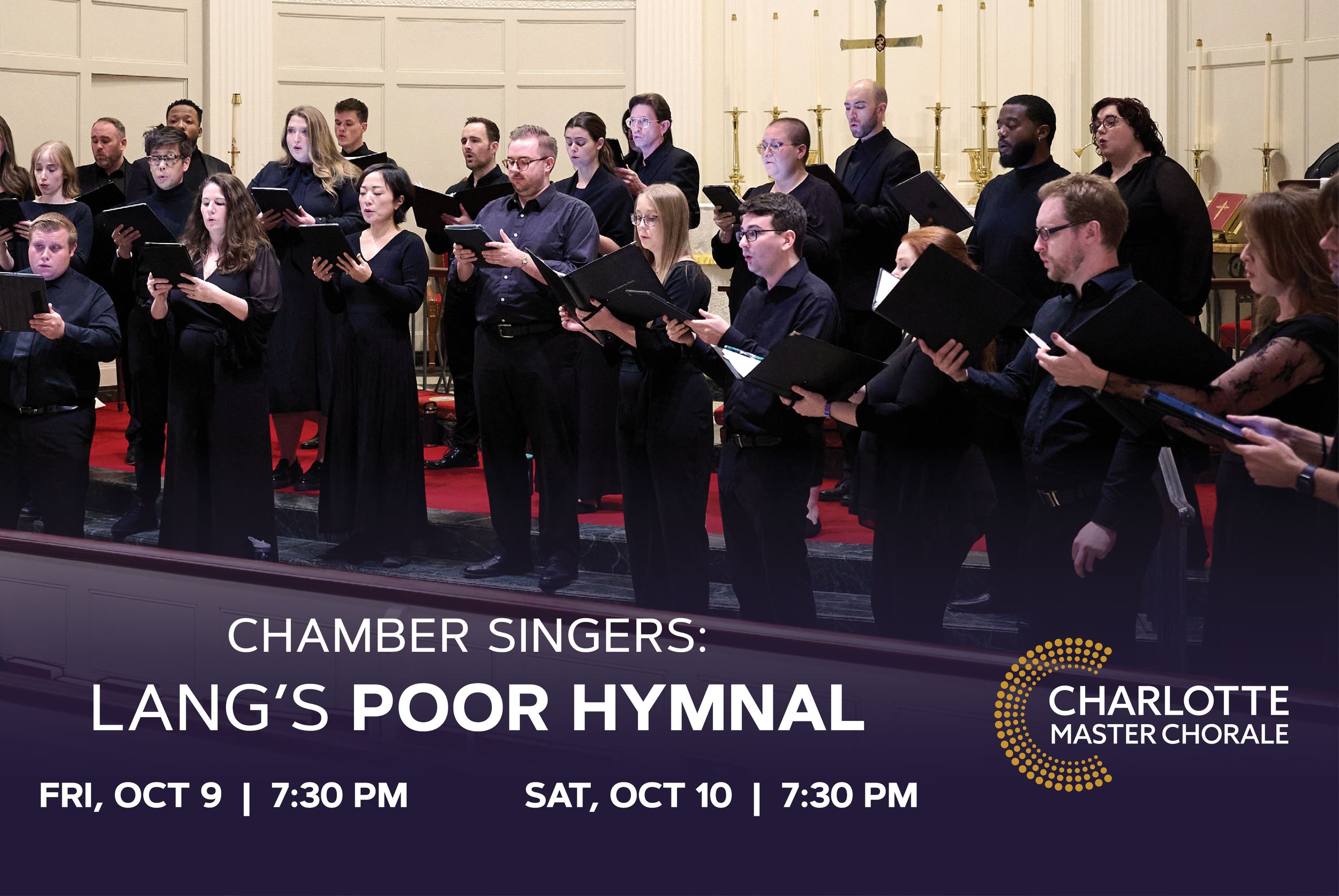 Charlotte Master Chorale Chamber Singers: Lang’s poor hymnal