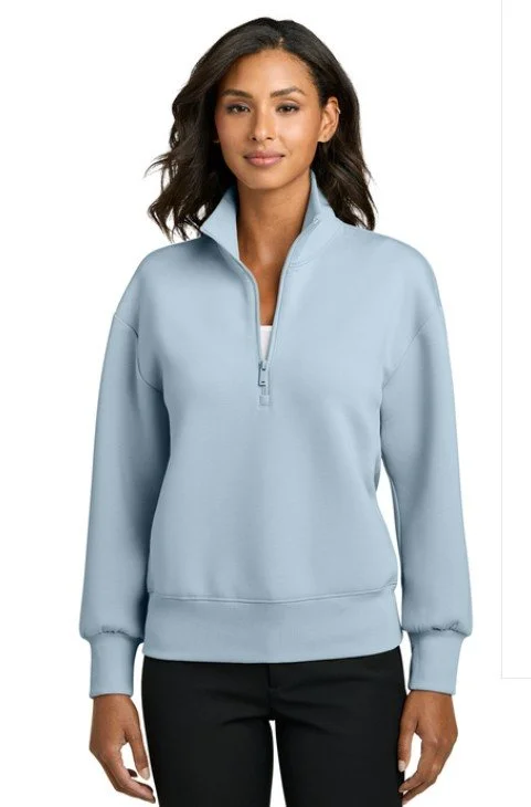 Mercer MettleWomens Soft Space Quarter zip Celestial Blue.jpg