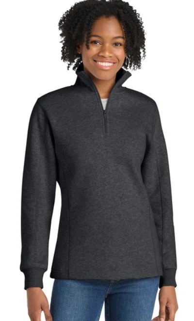 Sport Tek Quarter Zip LST253 Graphite Heather.jpg
