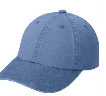 Cap Port Auth Garment Washed PWU Steel Blue.jpg