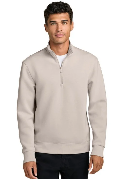 Mercer Mettle Mens Soft Spacer Quarter Zip Warm Quartz MM3100.jpg
