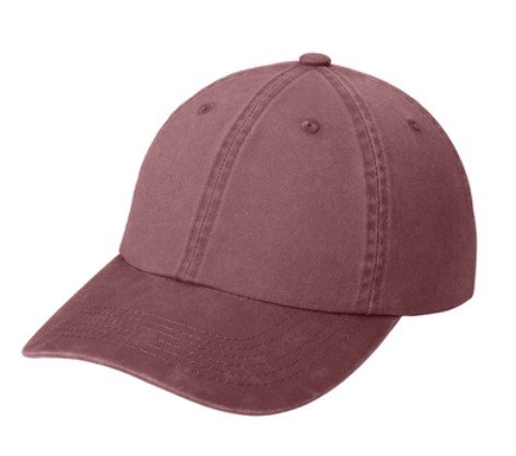 Cap Port Auth Garment Washed PWU Maroon.jpg