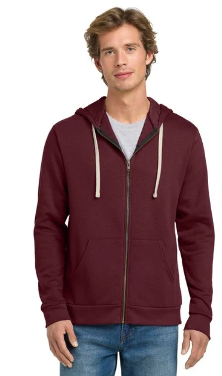 Net Level Zip Up Hoodie NL9602 Maroon .jpg