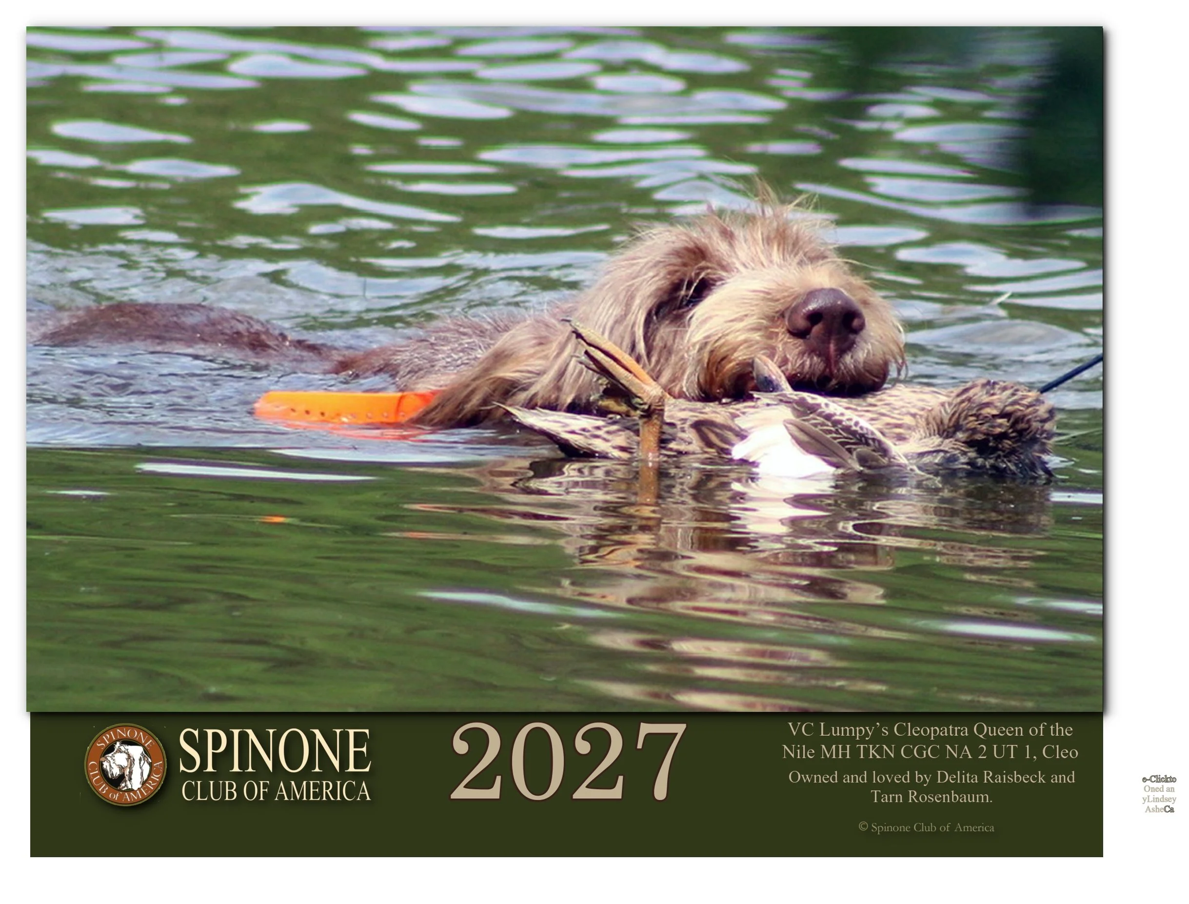 2027 SCOA Calendar