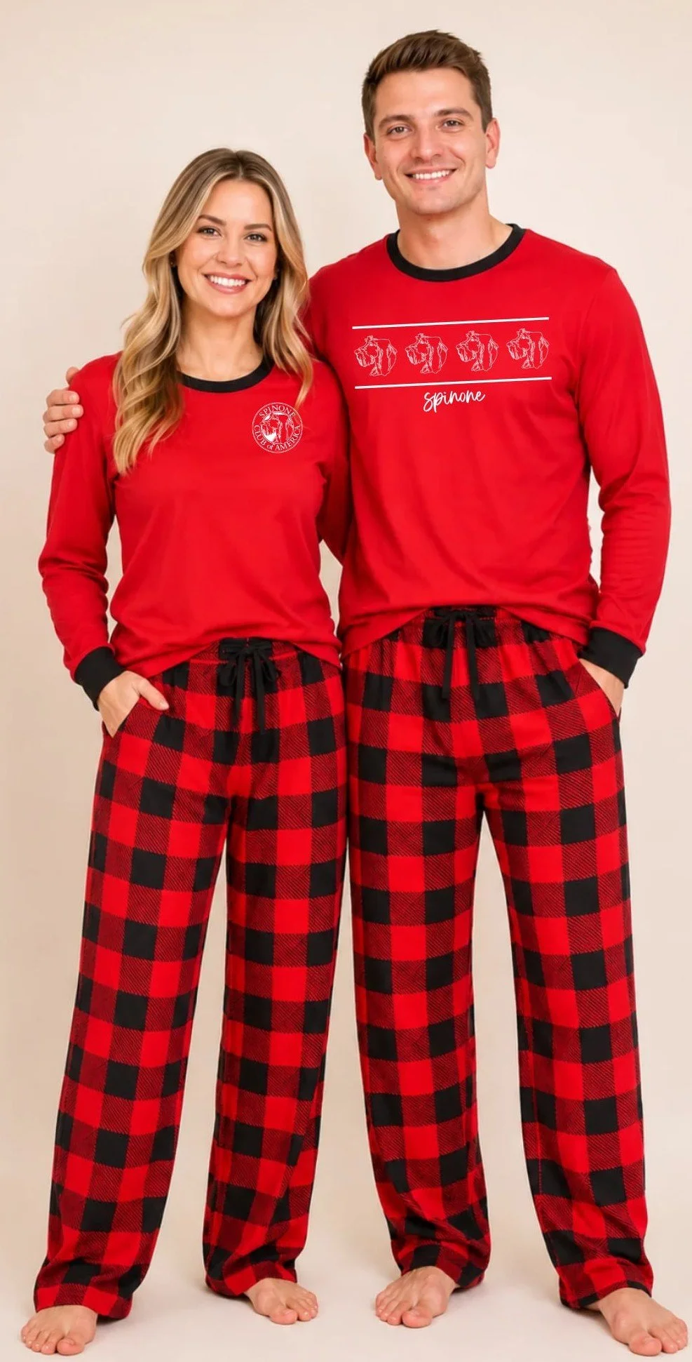 Childs' Christmas PJ's - Spinone Heads or SCOA Logo