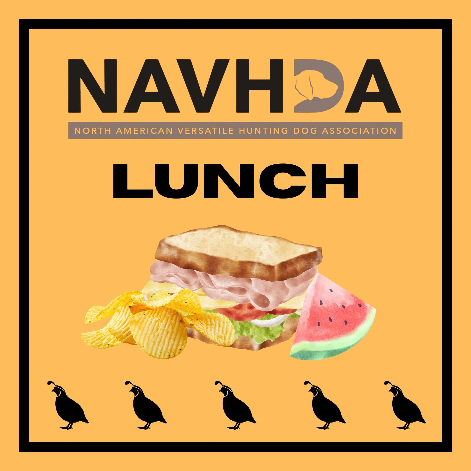 NAVHDA LUNCHES