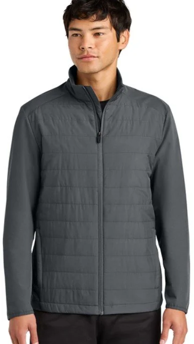 Mens Sport Tek Teknical Hybrid Jacket ST940 Iron Grey.jpg