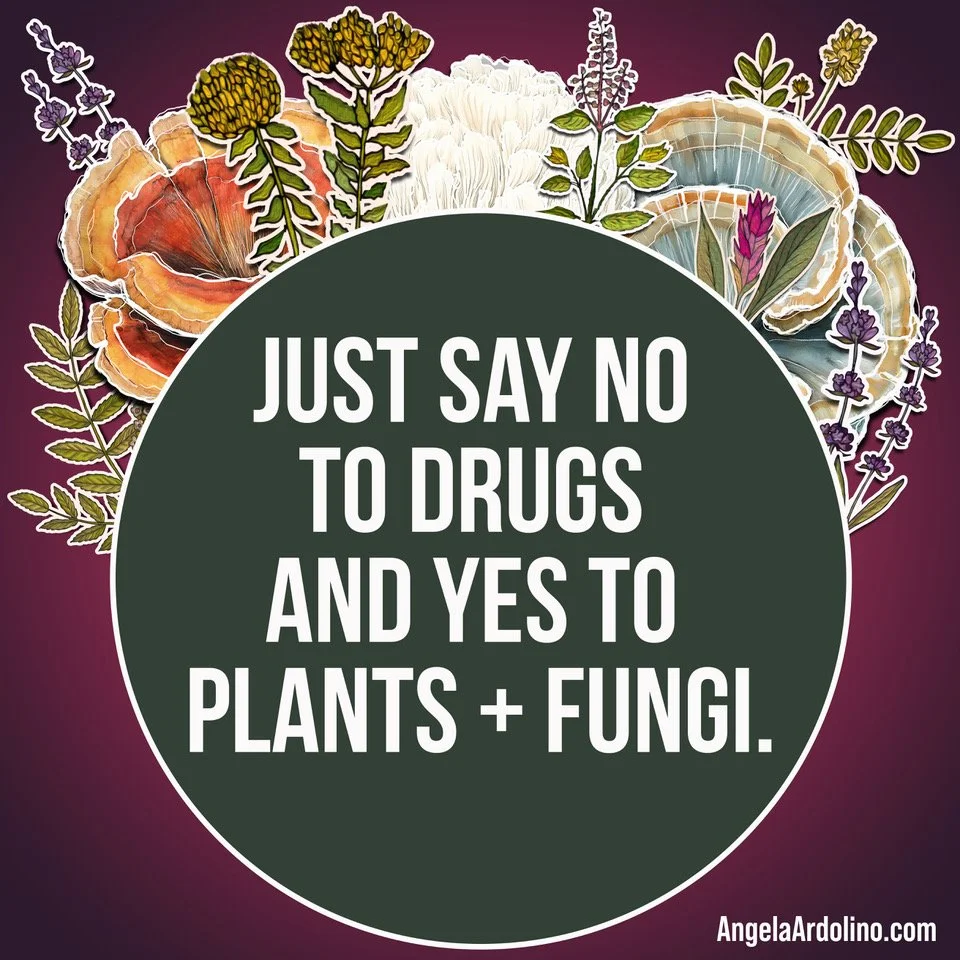 Say "NO" to drugs, "Yes" to Plants & Fungi