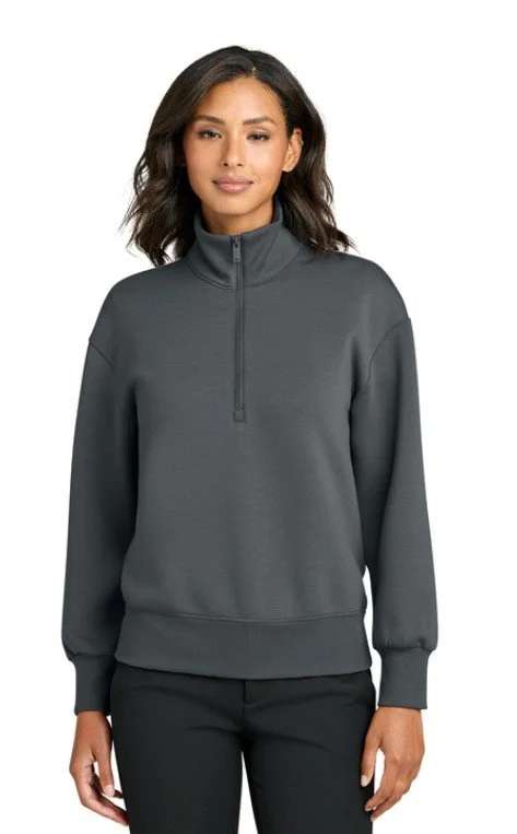Mercer Mettle Womens Soft Space Quarter zip Storm Gray.jpg
