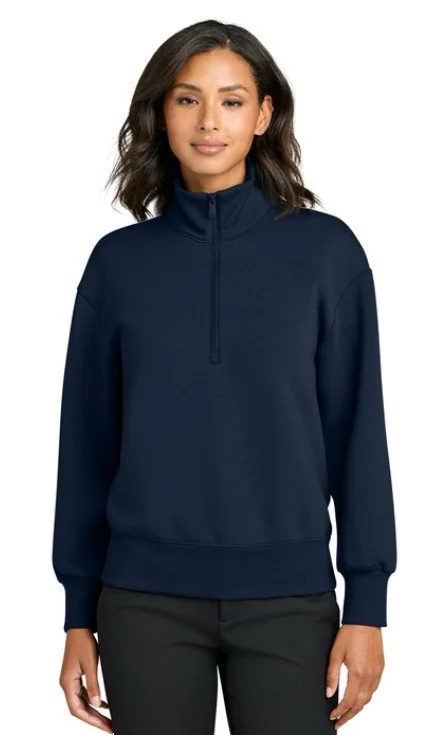 Mercer Mettle Womens Soft Space Quarter zip Night Navy.jpg