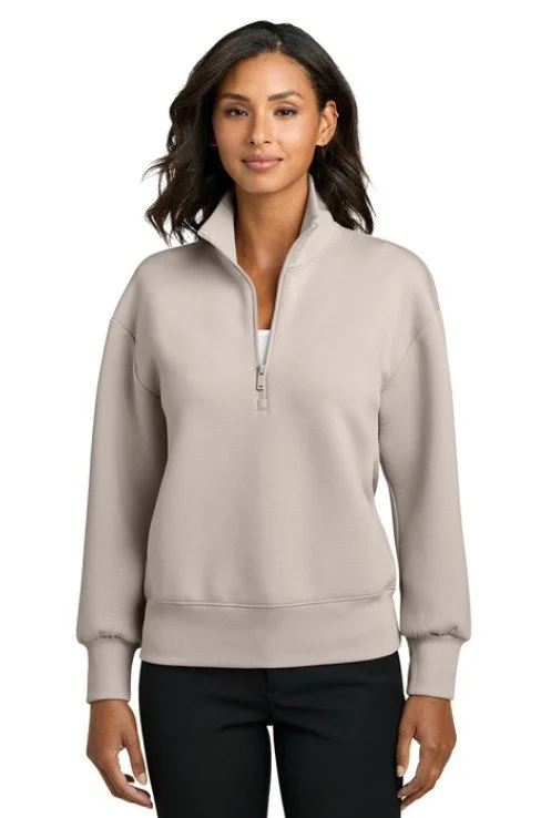 Mercer Mettle Womens Soft Space Quarter zip Warm Quartz.jpg