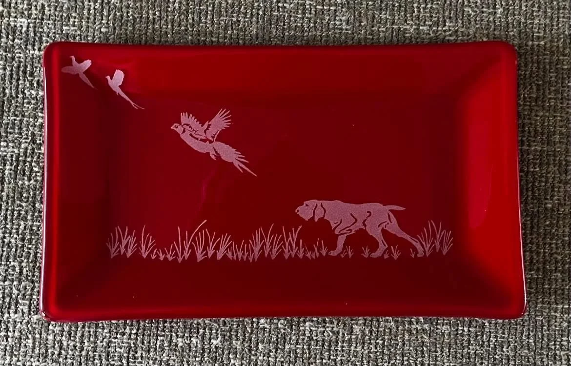 Xmas Platter Pointing Spinone.jpg