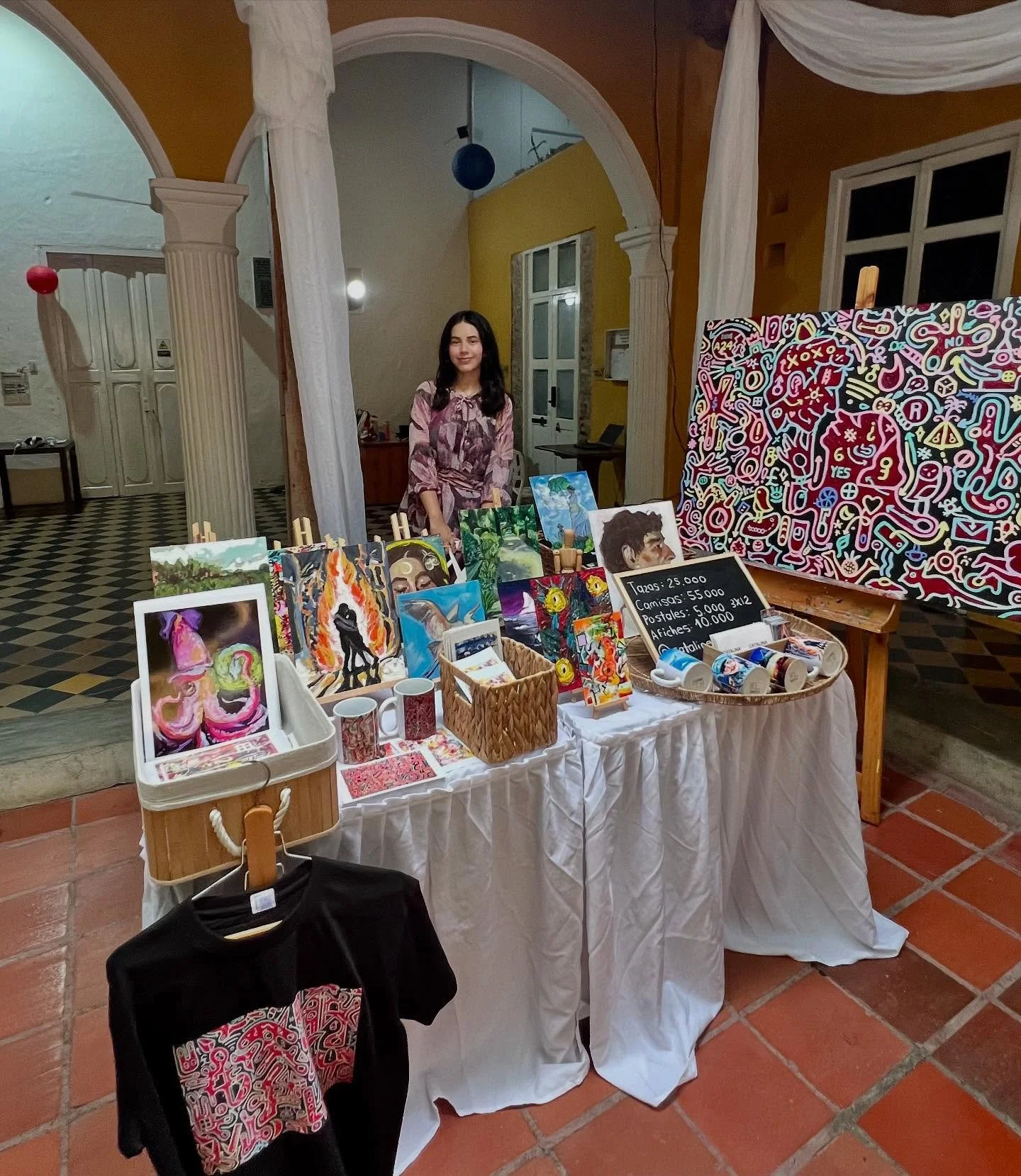 El lunes pasado tuve la oportunidad de participar en el Mercadito Franc&eacute;s junto a la Alianza Francesa de Cartagena. Me alegr&oacute; mucho poder compartir mi trabajo y conectar con tantas personas a trav&eacute;s de mi arte.

Gracias a la @afc