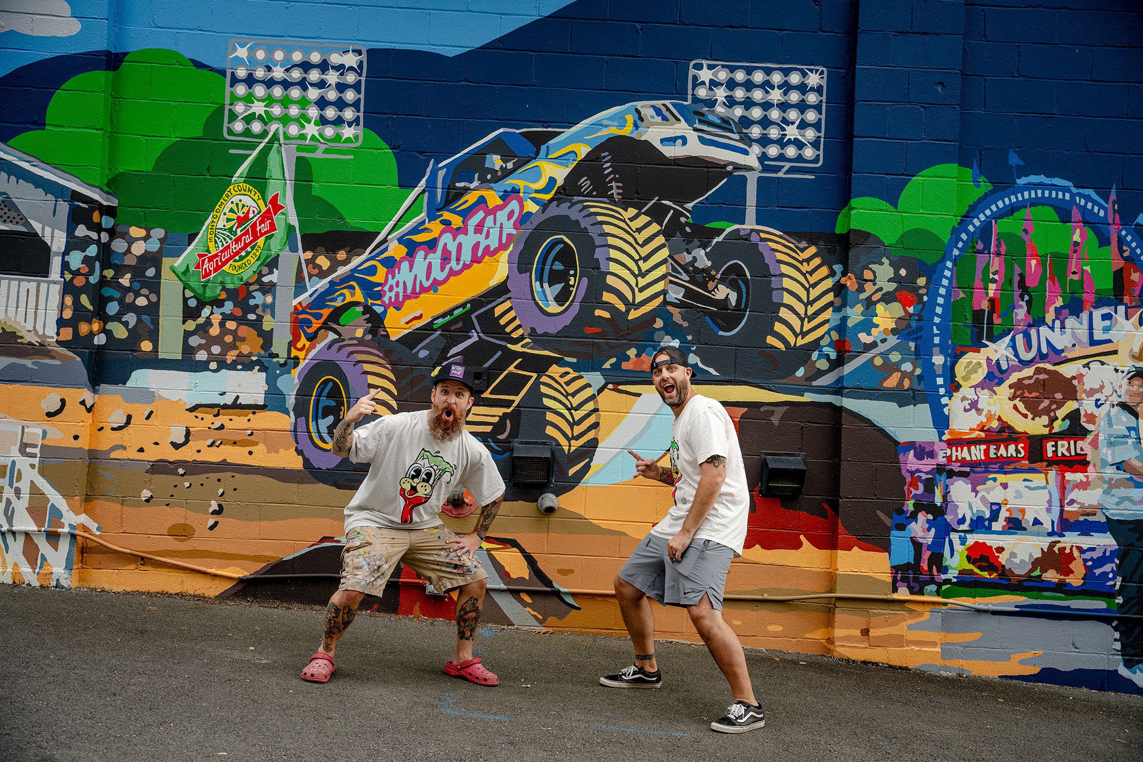 Monster Truck Mural