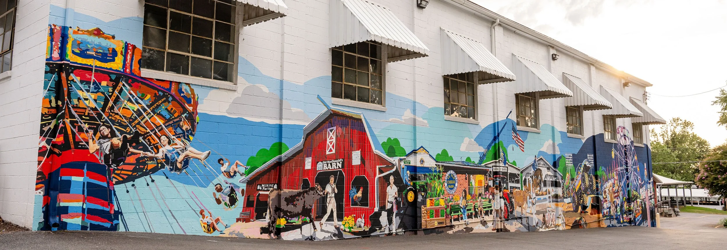 Maryland fair mural