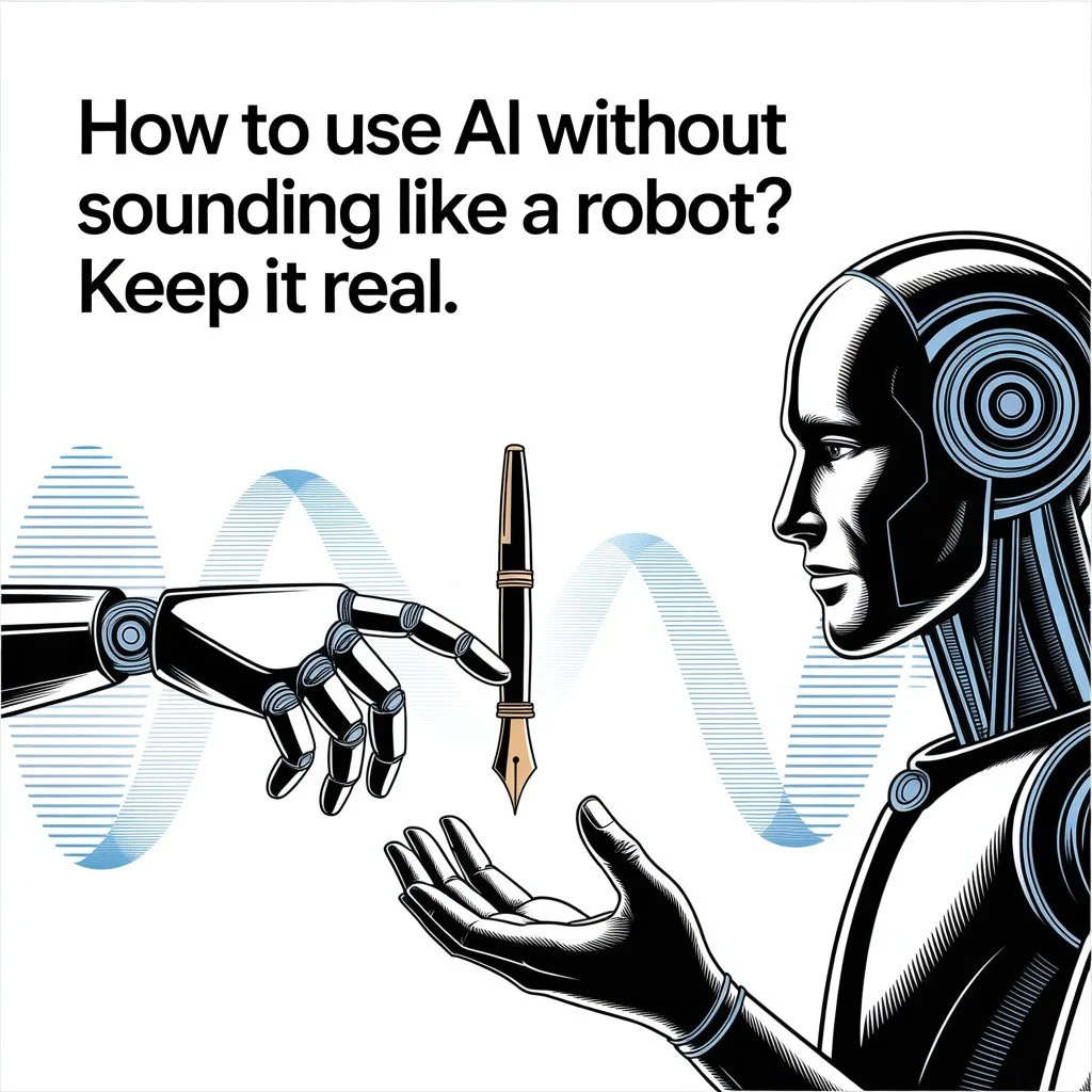 How to Use AI Without Sounding Like a Robot? Get The Framework