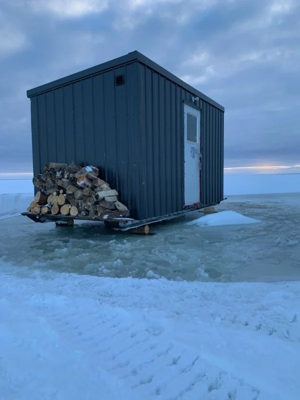 Jensen's Ice Shack Rentals Slave Lake's Premier Ice Fishing Experience