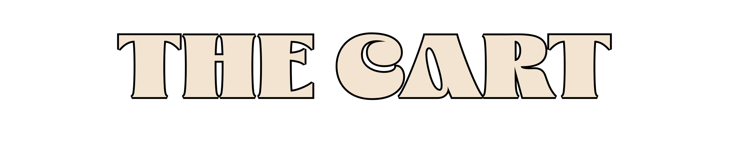The words 'THE START' in large, stylized beige font on a black background.