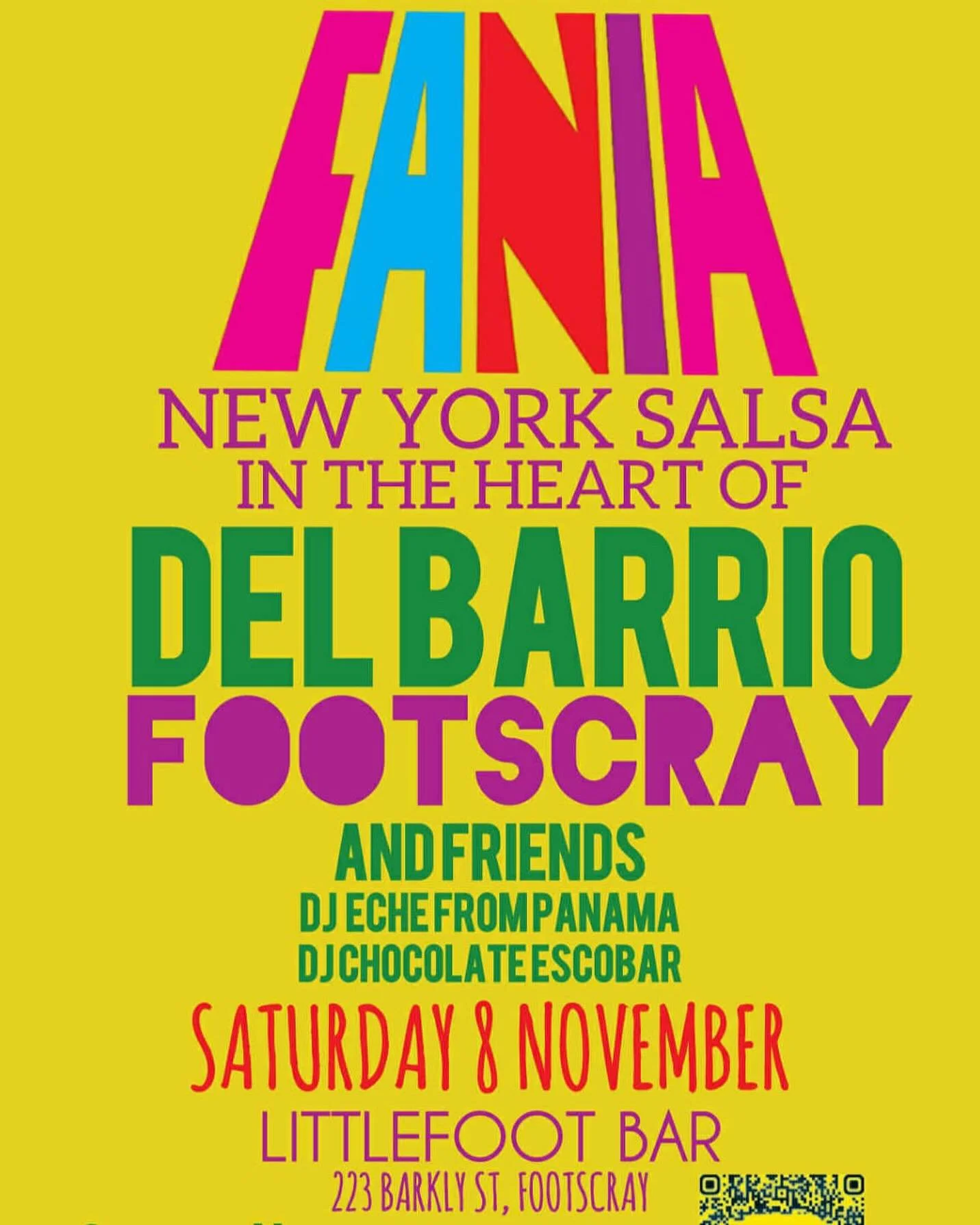 Get ready to move your body, Footscray! 💃🕺

This Saturday, our friends at @littlefootbar are turning up the heat with a live salsa night featuring the incredible @delbarriomelb!

For over 30 years, Del Barrio has been setting dance floors alight ac