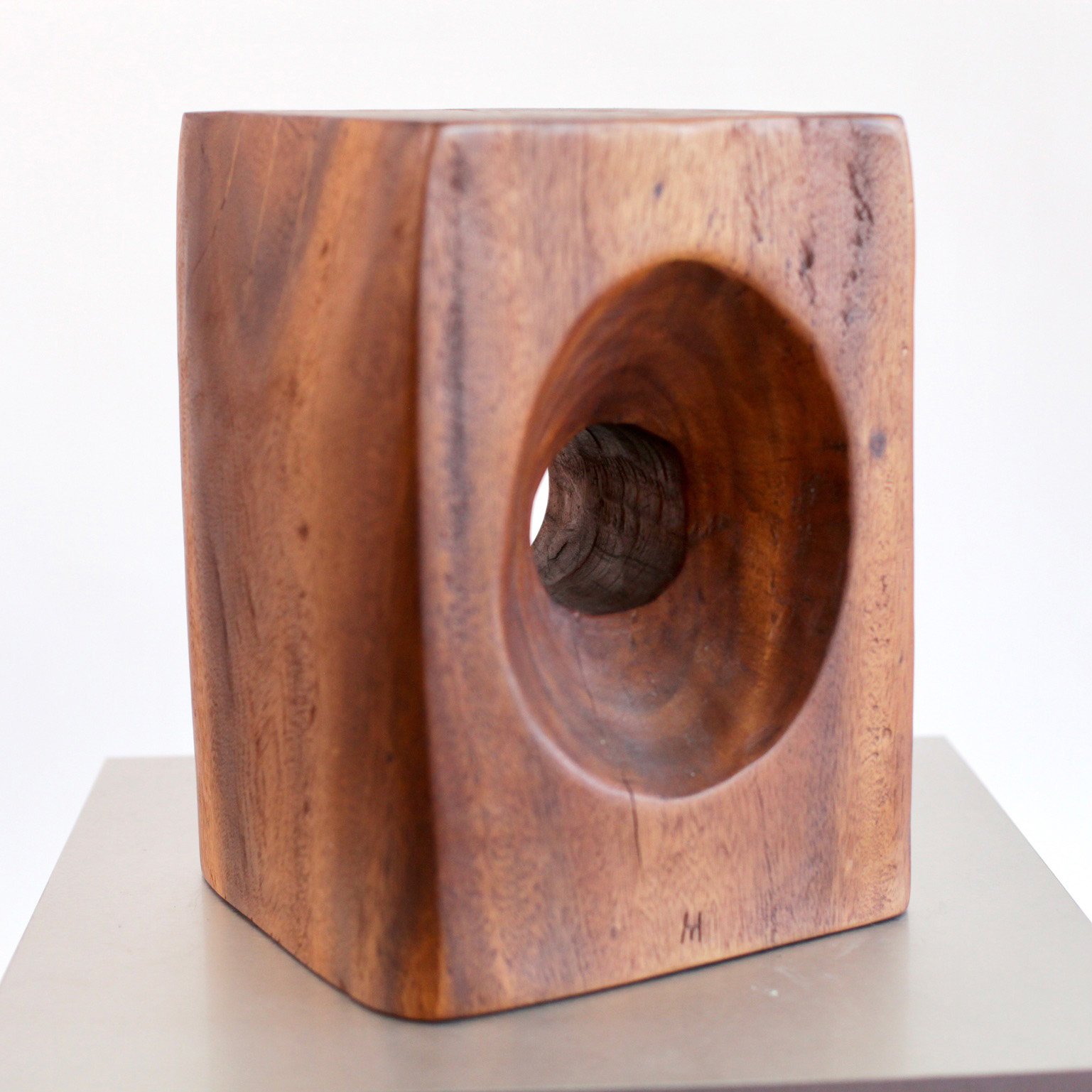 Studio Made Walnut Side Table in the Style of JB Blunk 1.jpg