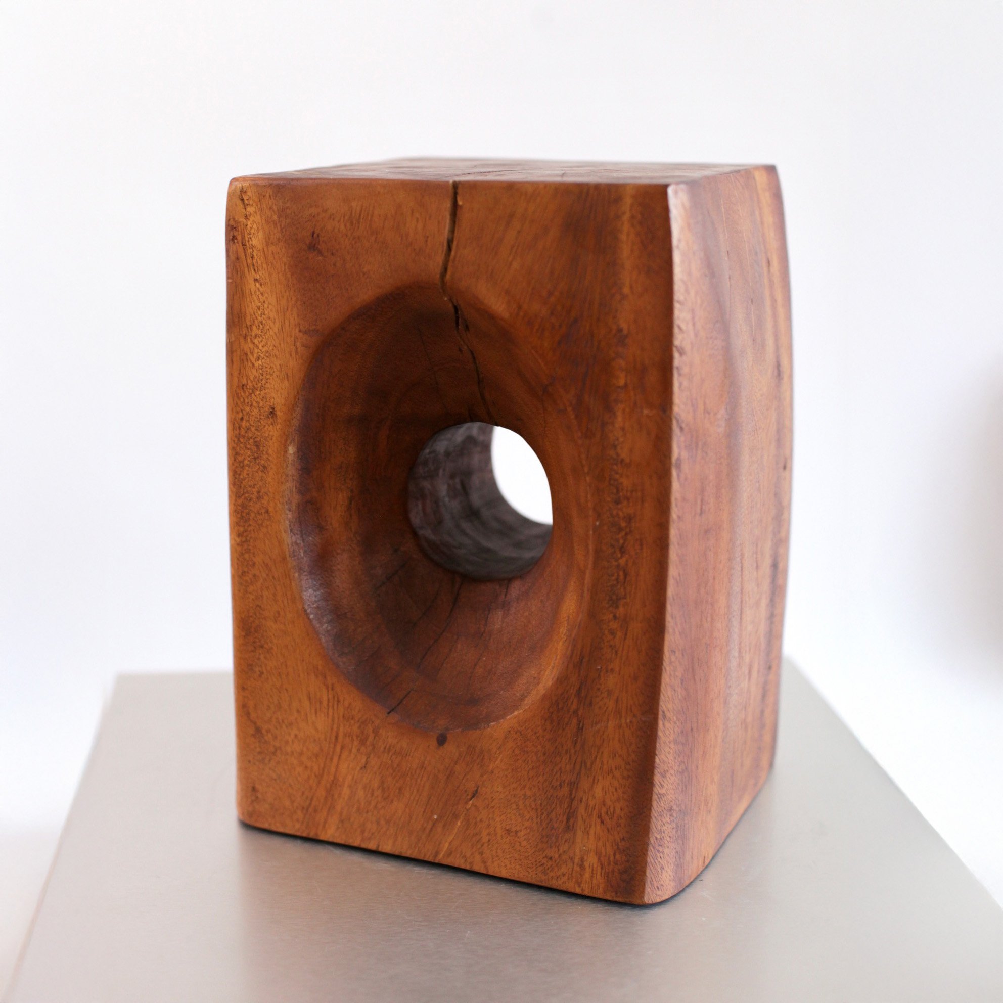 Studio Made Walnut Side Table in the Style of JB Blunk 2.jpg