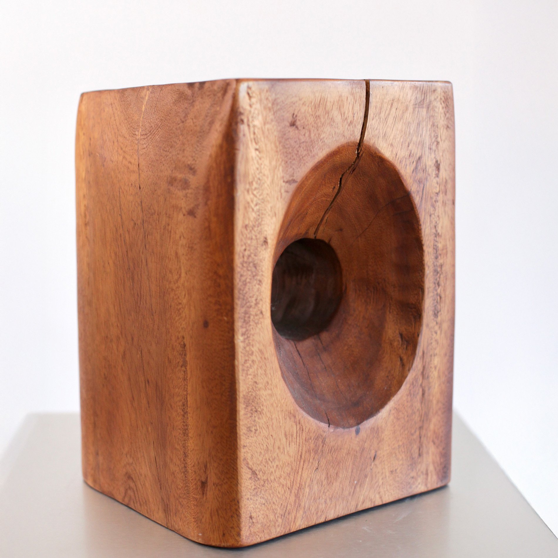 Studio Made Walnut Side Table in the Style of JB Blunk 5.jpg