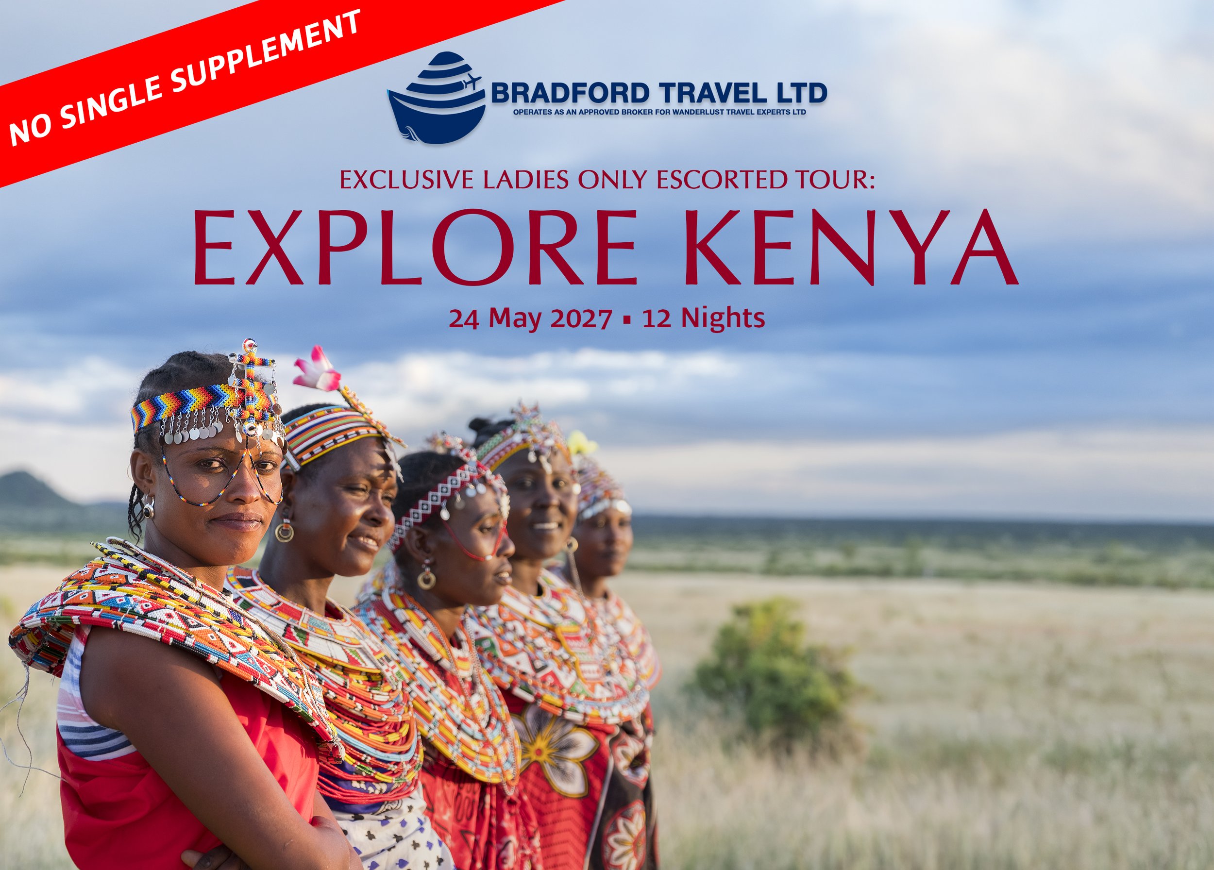 Exclusive ladies-only escorted Kenya safari tour featuring Maasai women, wildlife experiences and cultural encounters on a small group adventure.