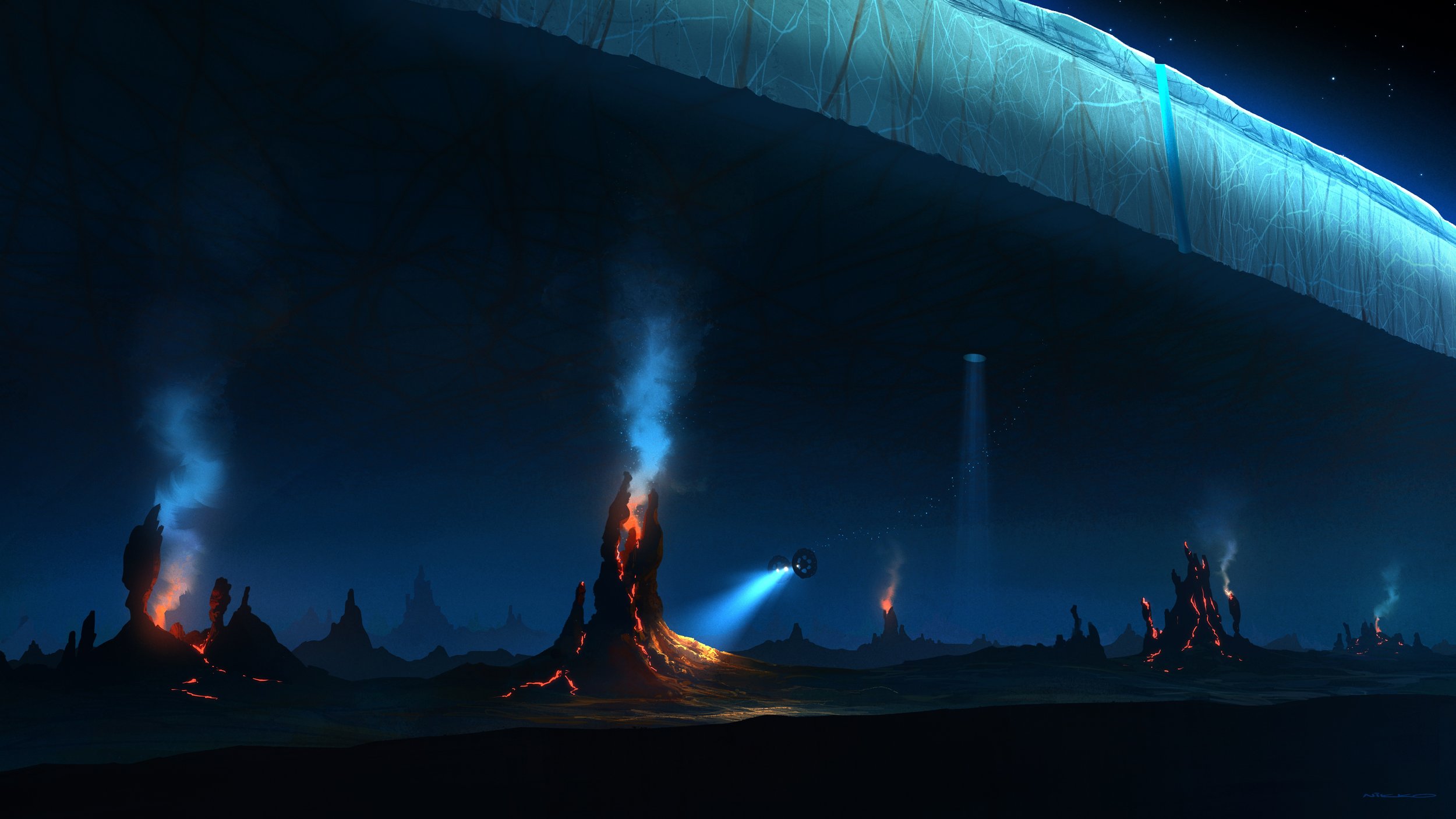 Concept Art by Nikolai Lockertsen ©2024 Løv Film