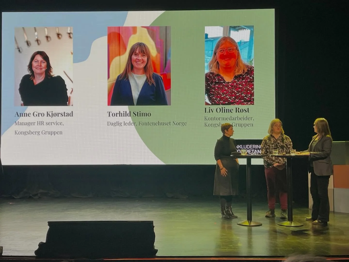 Veldig stolt av &aring; vise frem samarbeid som fungerer godt! 💫

P&aring; INKO-konferansen fikk vi h&oslash;re perspektiver p&aring; arbeidsinkludering fra noen som vet hva det handler om. 💫

Anne Gro er OA-arbeidsgiver i KOG ASA, Liv Oline er OA-