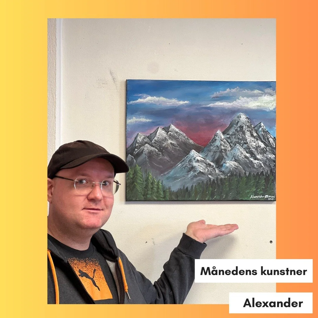 M&aring;nedens kunstner i mars var Alexander som viste fram et nydelig bilde han malte for noen &aring;r siden, som ikke er vist tidligere. Bildet er malt i akryl og motivet er fra egen fantasi 🖌🎨🫶