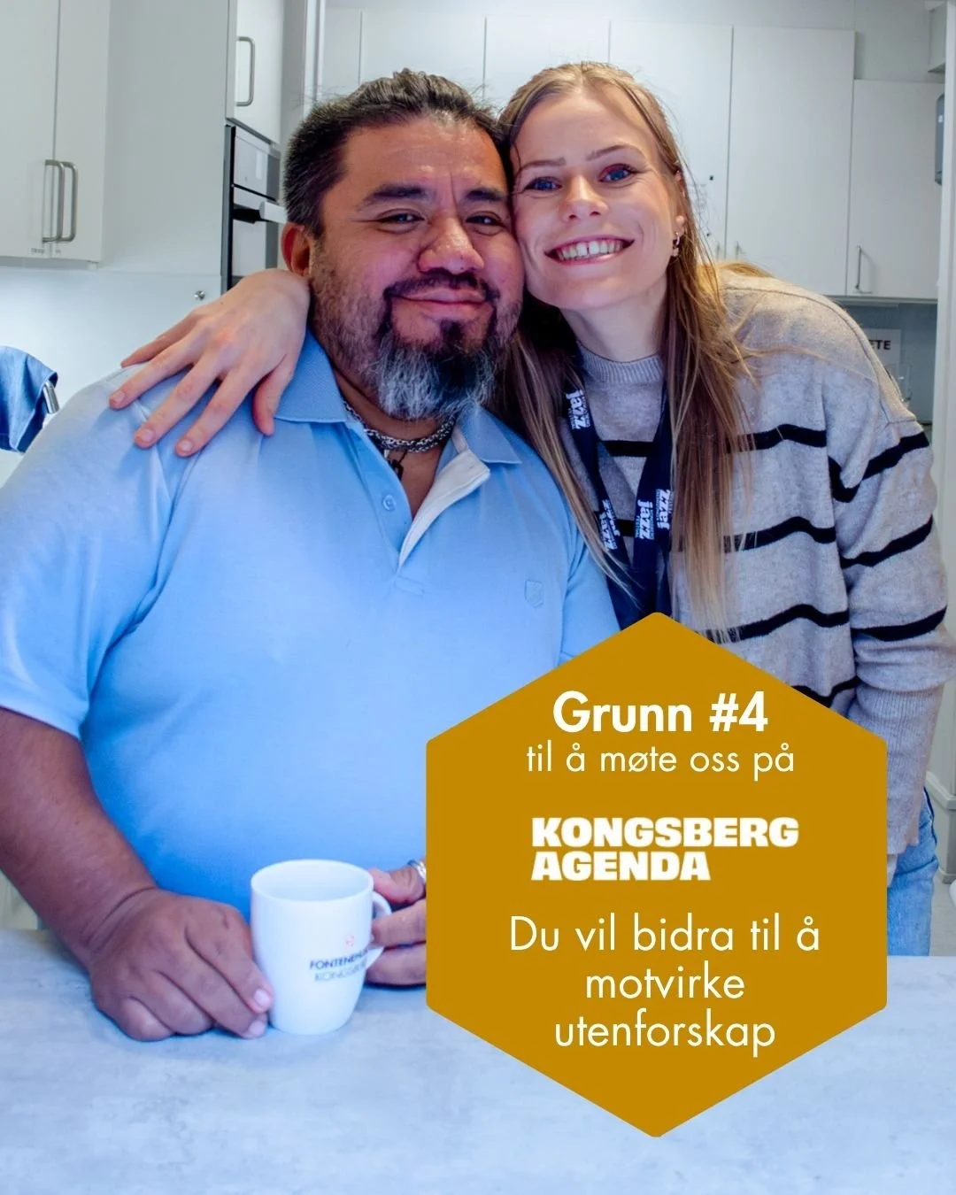 Hei du! 😉 Vil du m&oslash;te oss p&aring; Kongsberg Agenda? ⭐ Stjernemerk oss i Agenda-appen ⭐