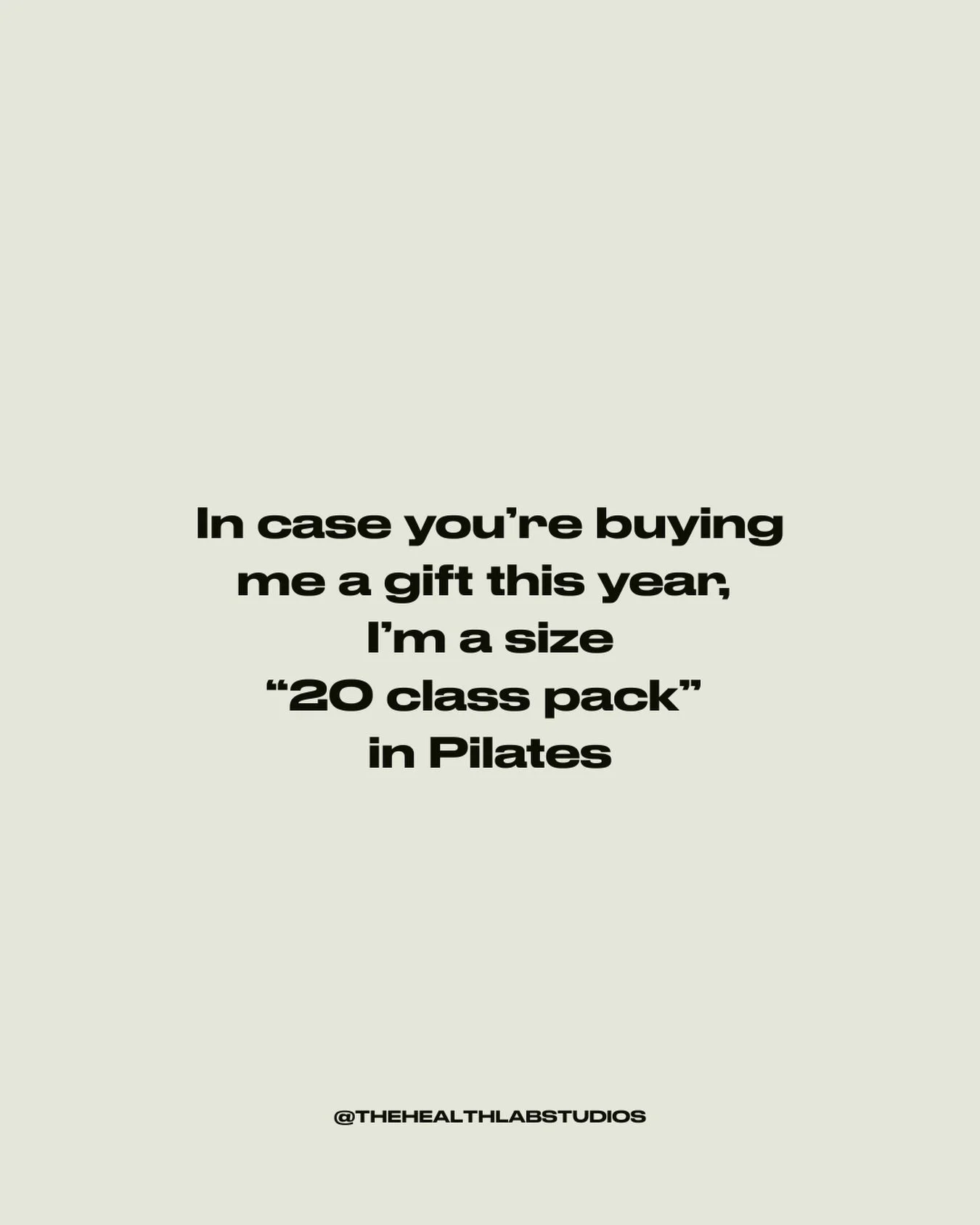 Share this for a subtle hint drop 👀 but be quick&hellip; final hours remaining on our Pilates Friday sale 🤭🎁

50% off 20 class packs &amp; 40% off 10 class packs ends today at 7PM