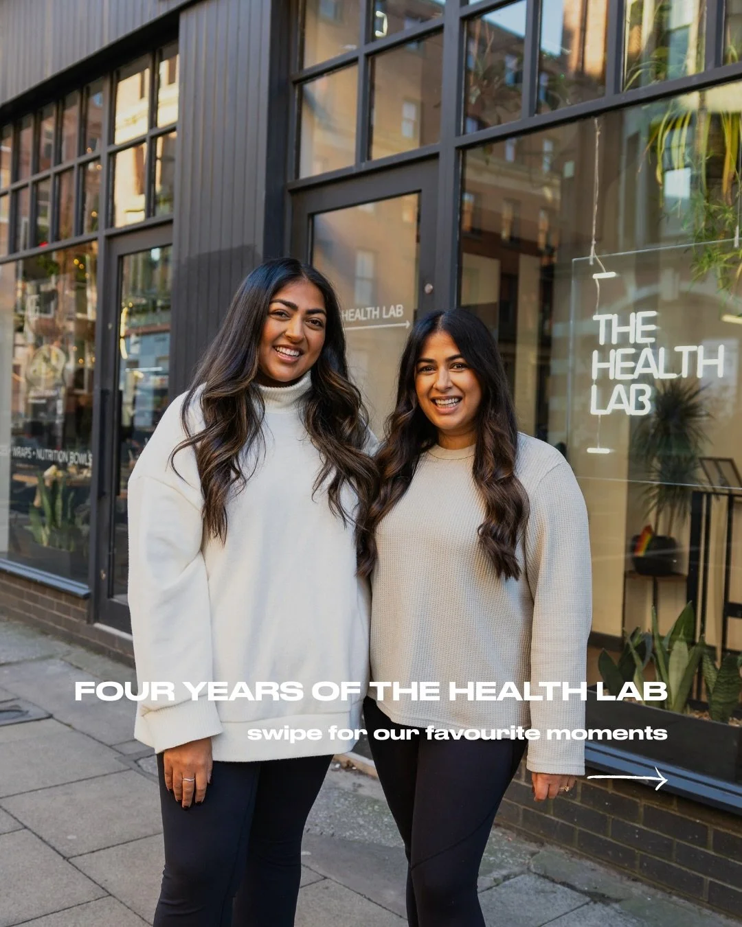 4 YEARS STRONGER WITH YOU

Dear Health Lab Family,

Today marks 4 years of The Health Lab, and honestly&hellip; we&rsquo;re a little emotional.

What started as a vision has grown into a community and that is entirely because of you. Your energy, con
