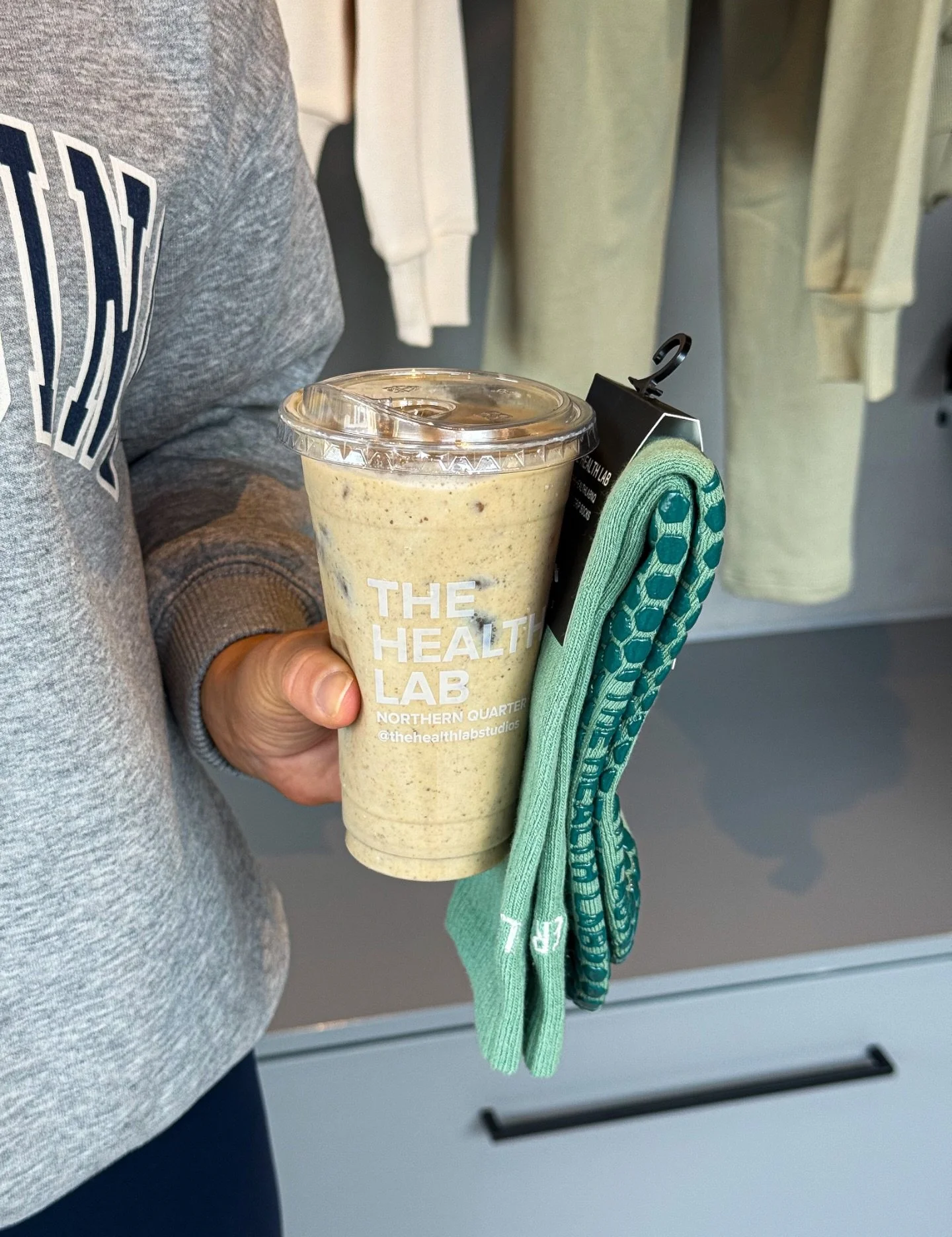 the ultimate combo 🧘&zwj;♀️🧦🧋