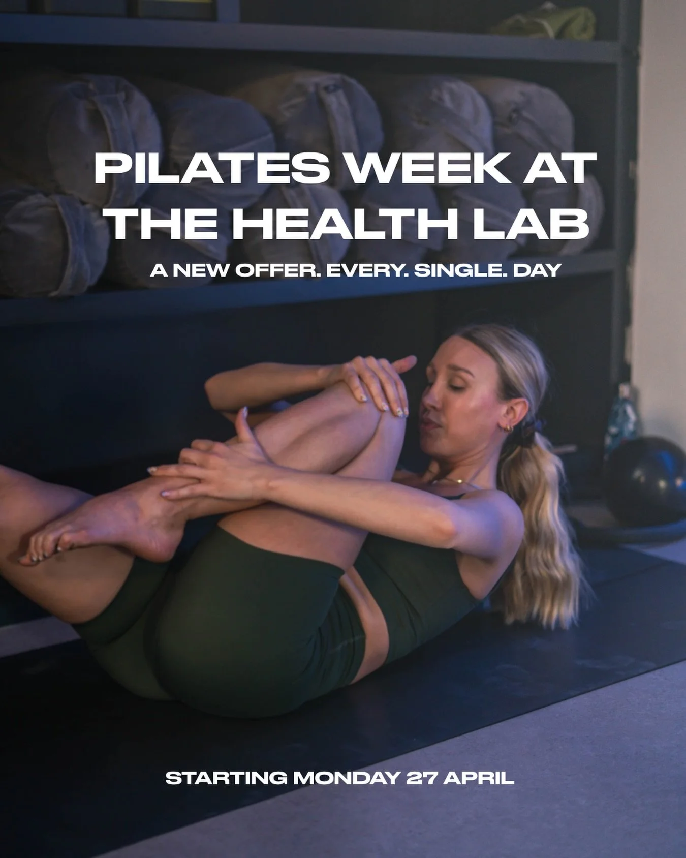 Pilates Week is HERE 🤍👀 and every day this week we&rsquo;re dropping a brand new offer 

That&rsquo;s a new offer. every. single. day. Live for that day only!!

This Saturday is National Pilates Day and we&rsquo;re building up to it in the best way
