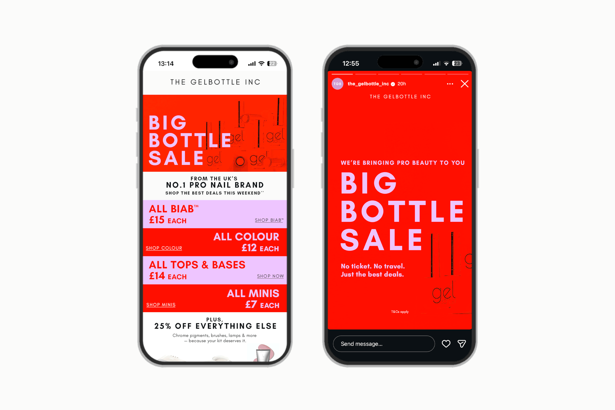 Roll out of promo artwork across email and Instagram stories