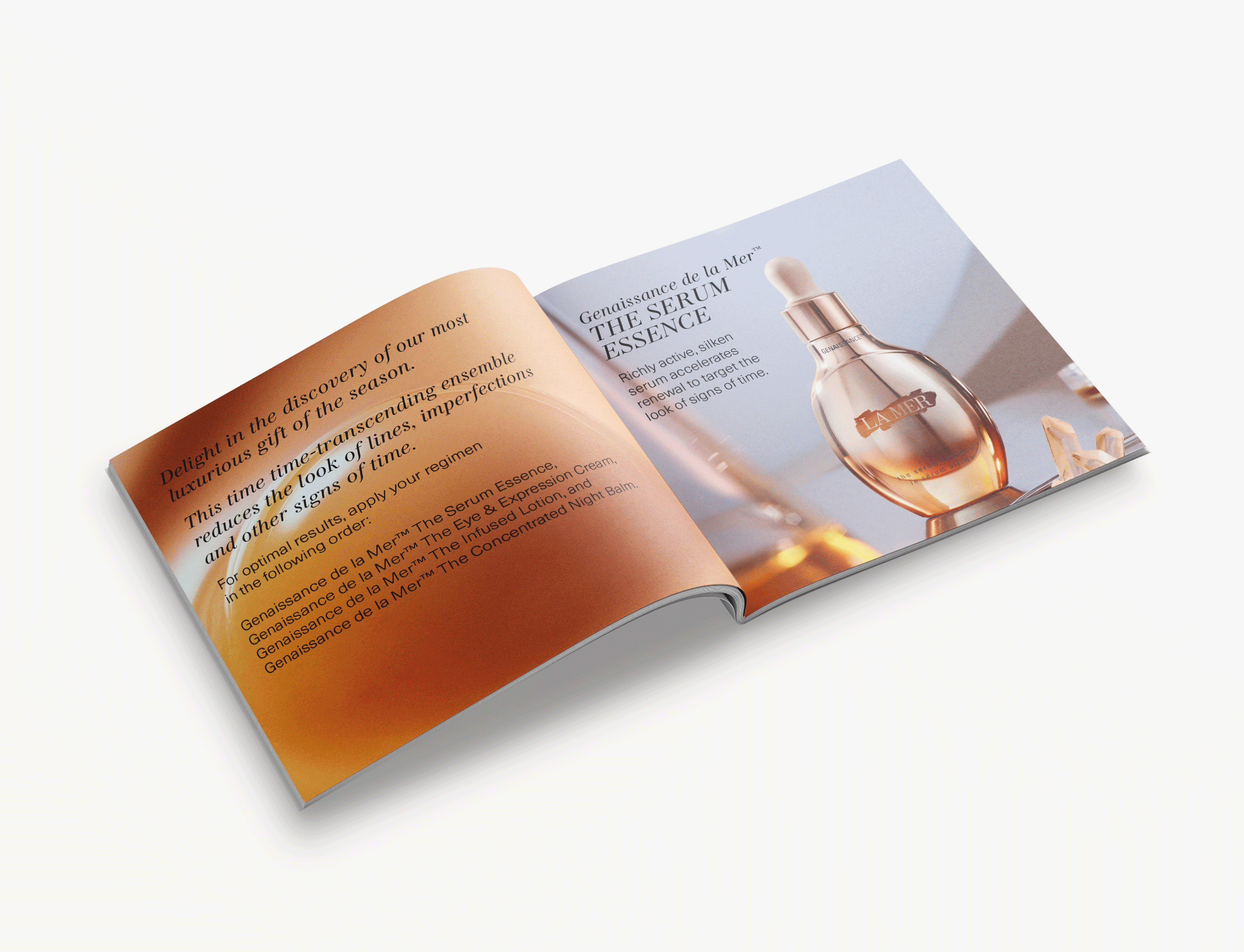 La Mer 'Genaissance de la Mer™' brochure spreads