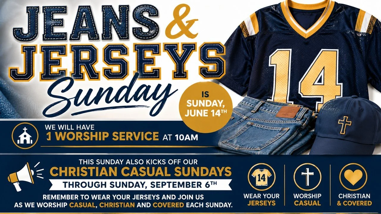 Jeans and Jersey Sunday