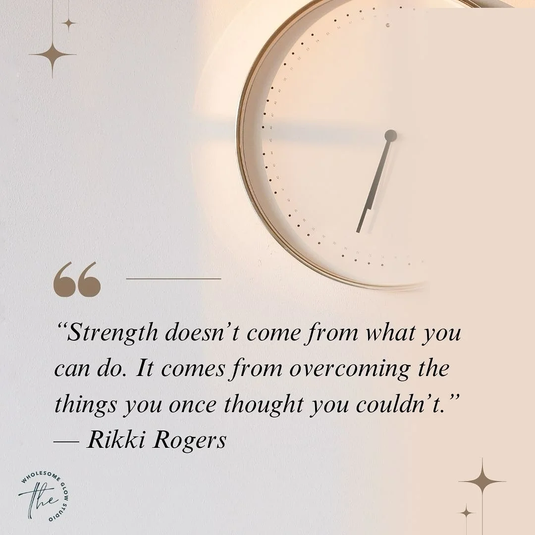 Every time you show up, on your mat, in the kitchen, or simply for yourself, you&rsquo;re choosing growth.

At Wholesome Glow, we believe true strength is found in the moments where you almost gave up&hellip; but didn&rsquo;t.

Whether you&rsquo;re s
