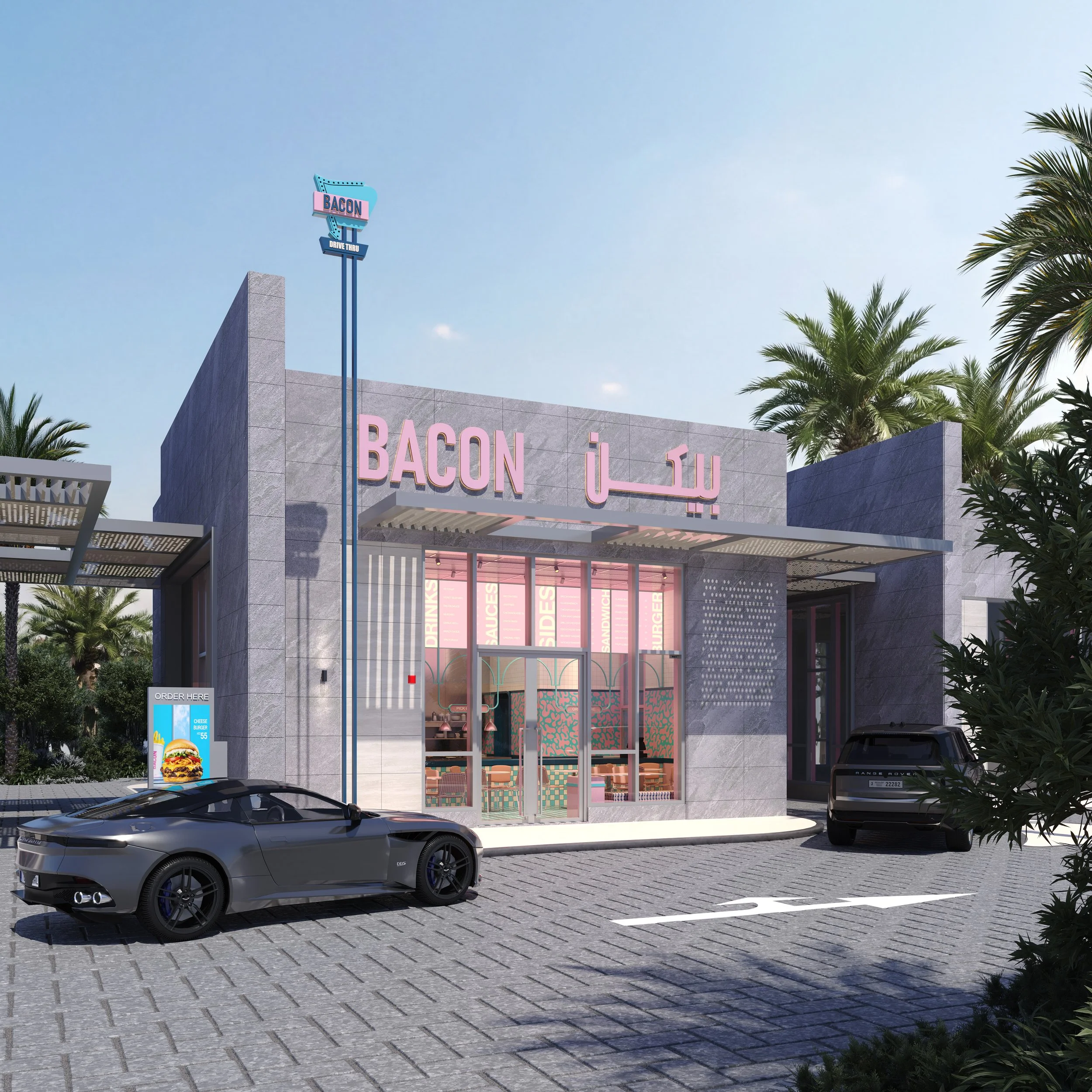 Bacon cafe interior