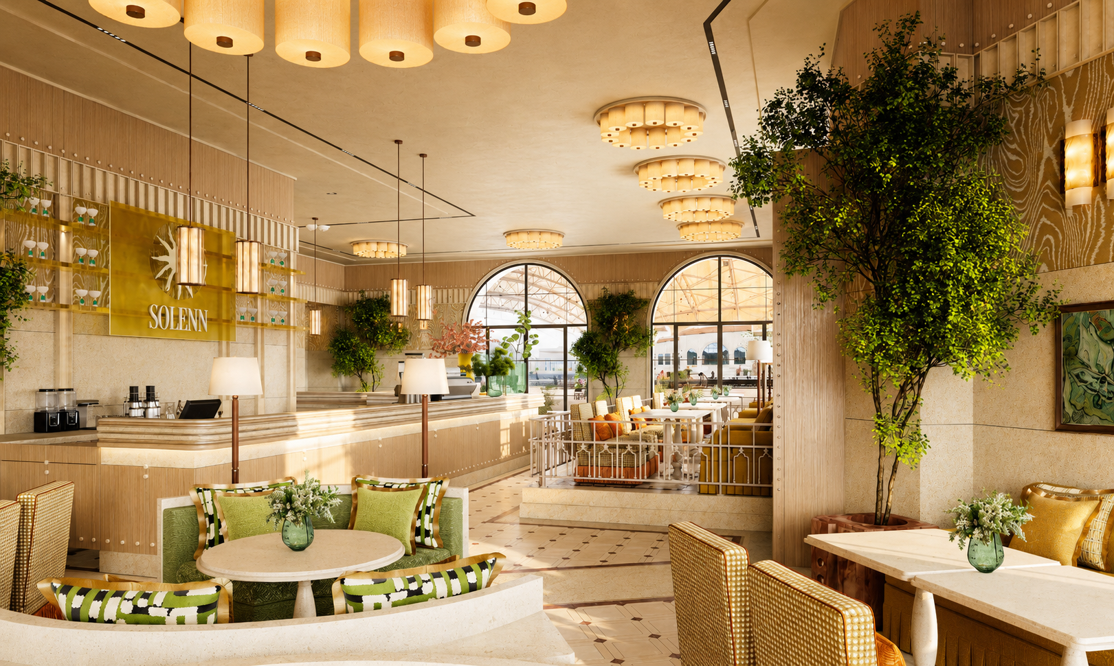 Cafe interior design