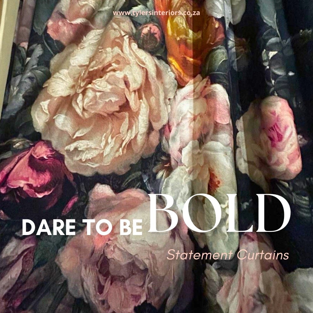 Another happy customer! Contact us - no job too big or too small. We are happy to help you realise your dreams. #tylersinteriors #interiordesignsouthafrica #customcurtains #boldprint #curtainmaterial #blockoutcurtains