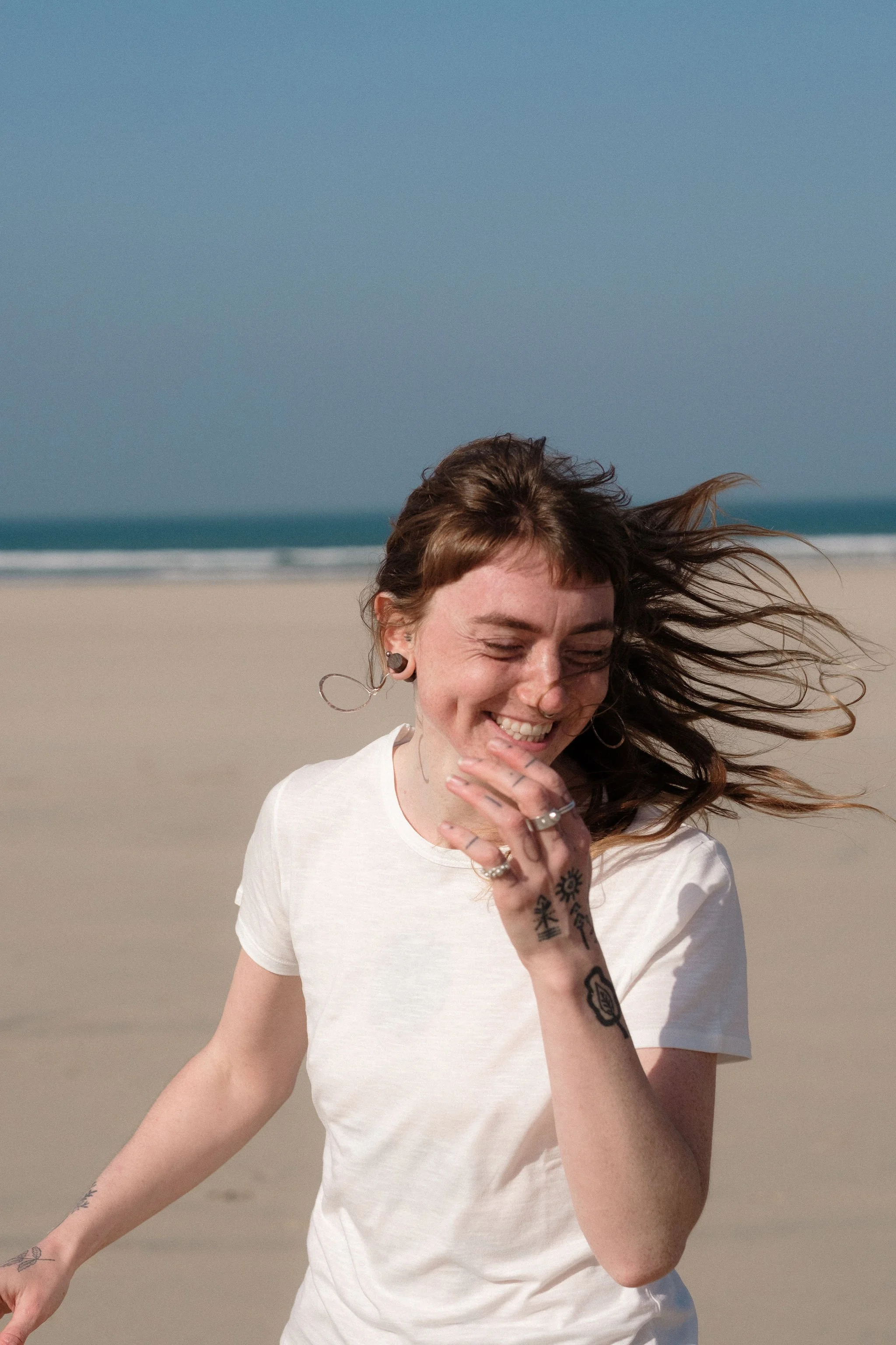 Jamie Boy Fit Tee - Organic Cotton Slub Jersey