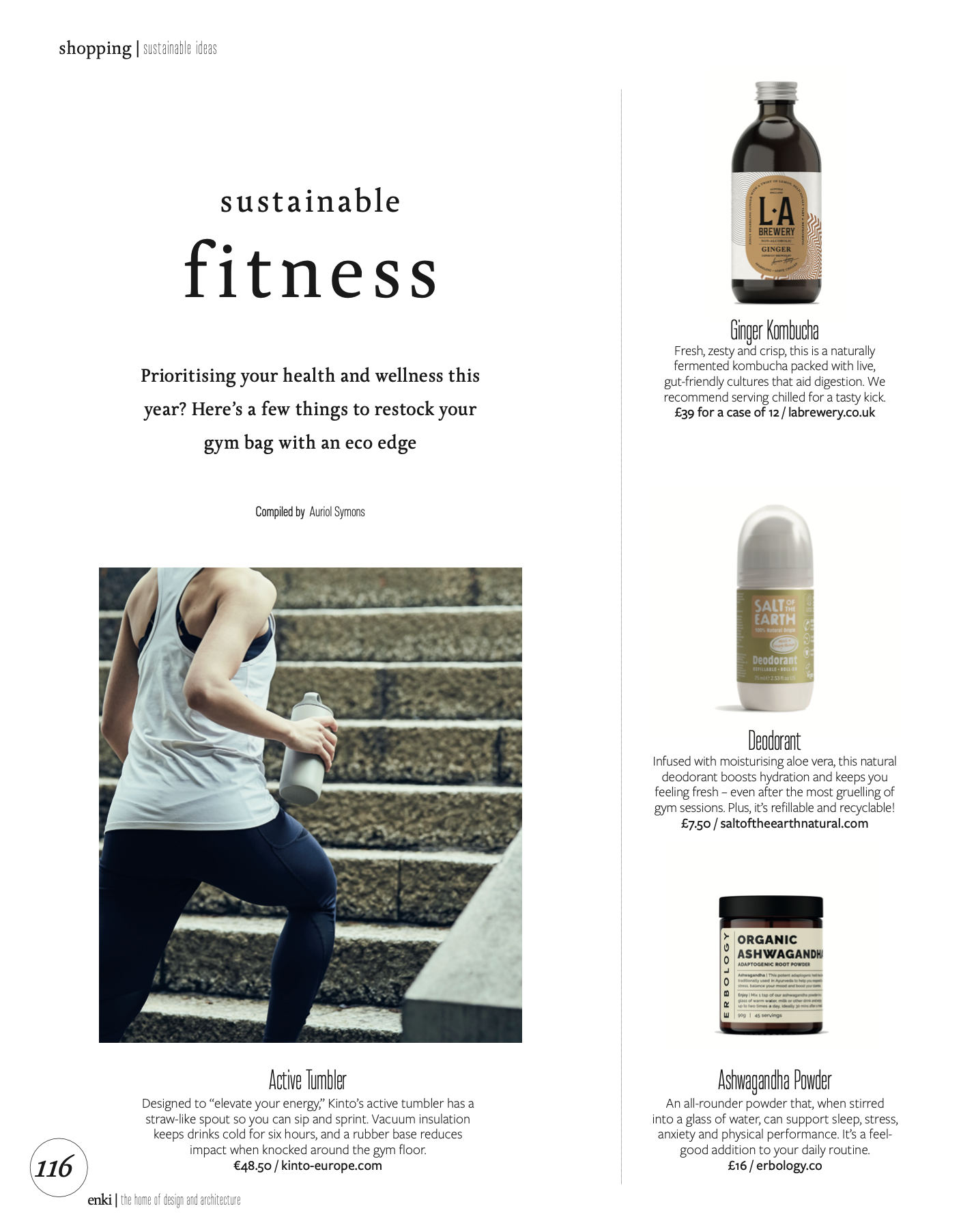 Enki - Sustainable Fitness