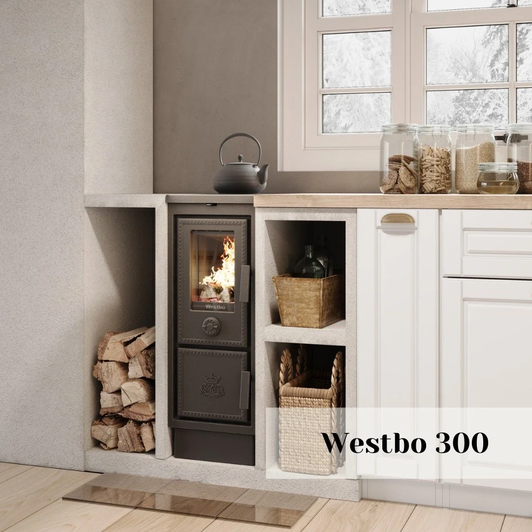 ✨ Every time we walk into the kitchen, it feels like magic&hellip; because Westbo 300 greets us with the dancing fire behind its big window 🔥💫
This slim wood-burning stove (just 30 cm!) not only cooks your meals, but also warms the heart of your ho