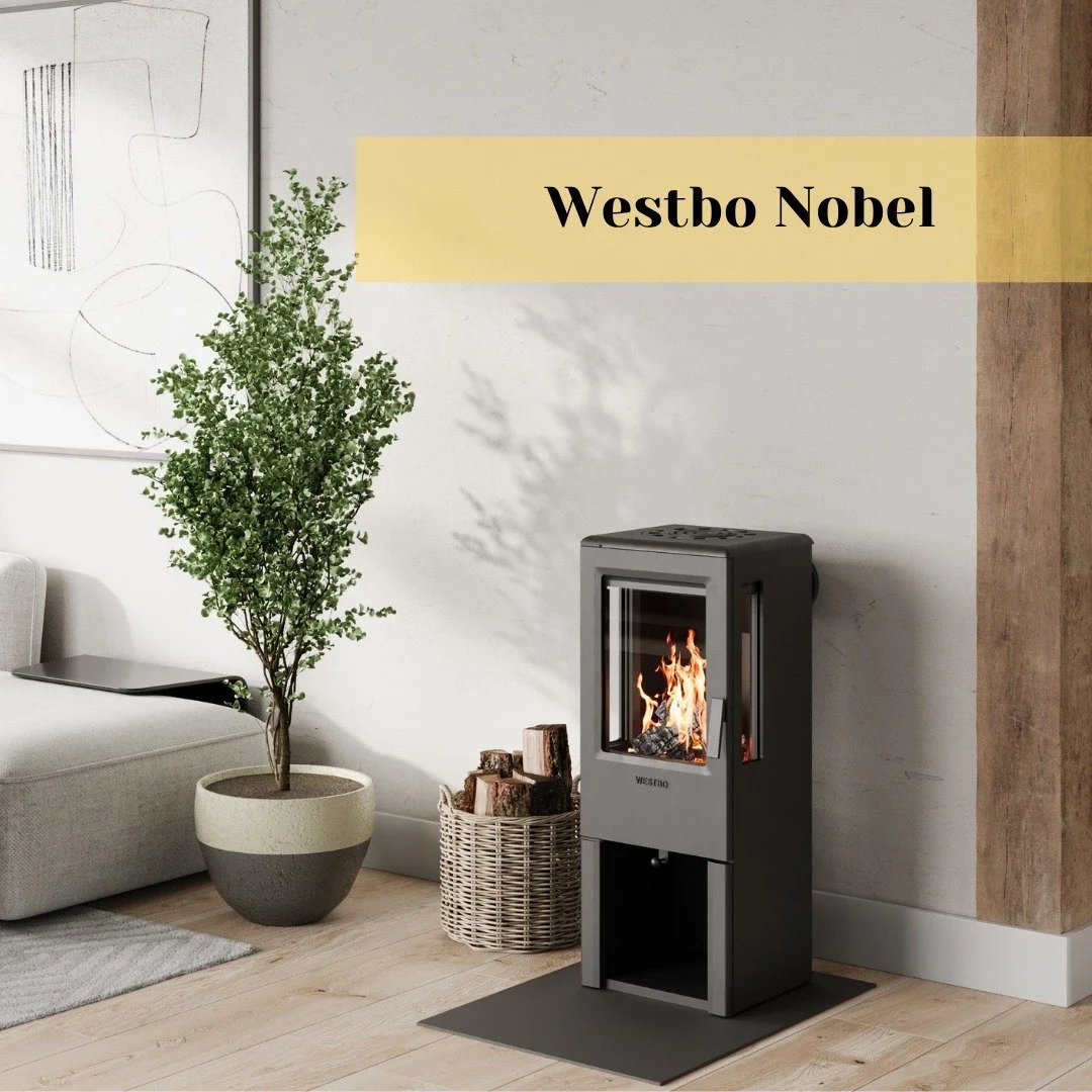 🔥 Westbo Nobel – our cast-iron gem at home!
Scandinavian design, warmth, and simplicity in their most beautiful form. Three glass sides reveal the dancing flames, while solid cast iron ensures durability for years.
It impresses with both minim