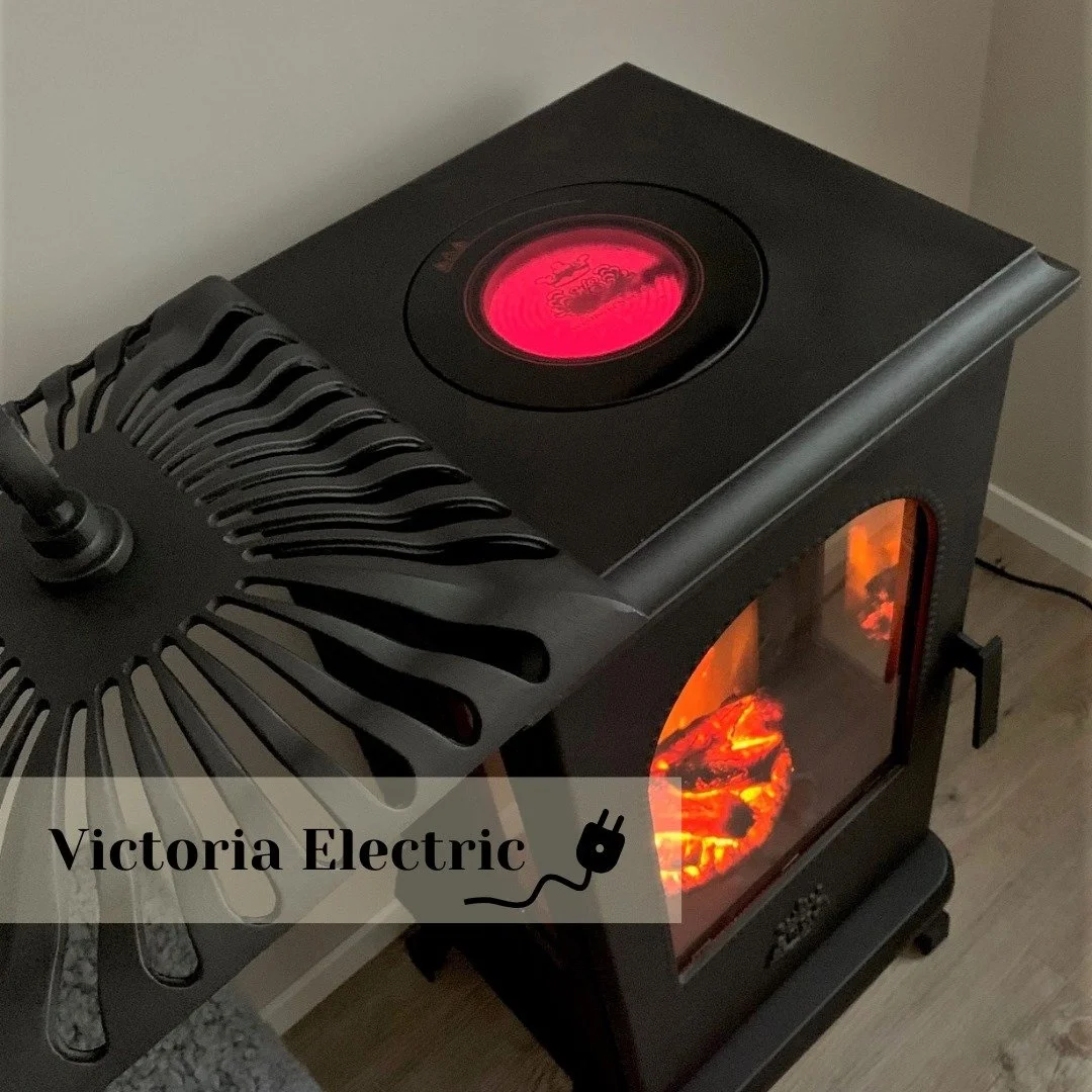 We love solutions that are simple yet truly effective &mdash; and that&rsquo;s exactly what our cast-iron electric **Victoria** stove offers 🔥 You can plug it in safely in any room, with no smoke, no chimney and no hassle. It adds warmth and a class