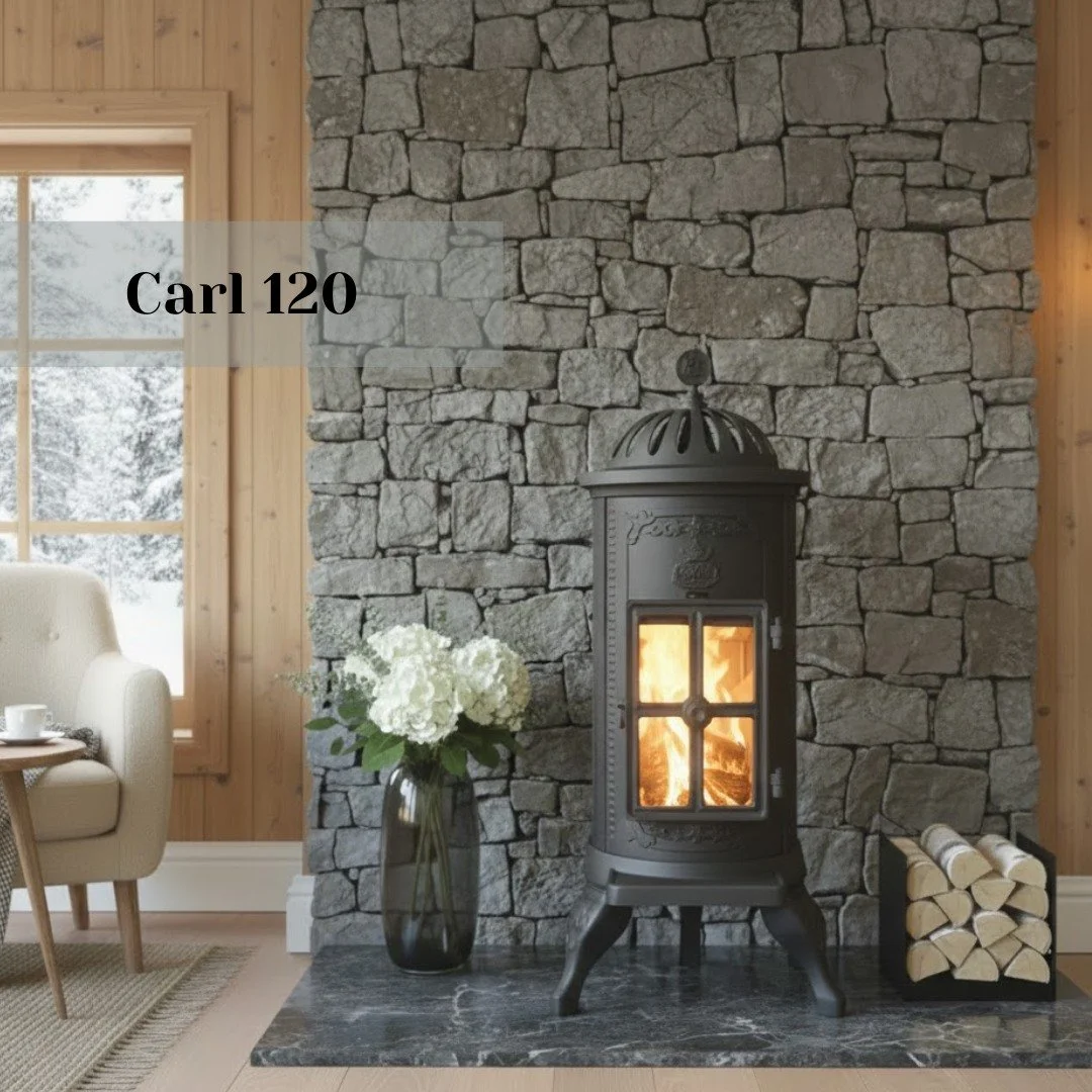 🔥 Niewielki piecyk, kt&oacute;ry potrafi naprawdę dużo.

Westbo Carl 120 to kompaktowy żeliwny piecyk inspirowany klasycznymi szwedzkimi wzorami. Mimo swoich rozmiar&oacute;w oferuje moc ok. 5,7 kW i sprawność aż 83%, dzięki czemu skutecznie ogrzewa