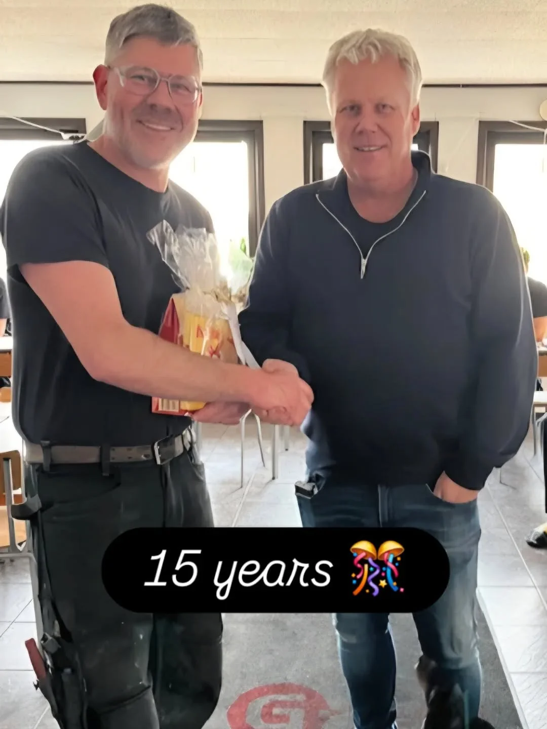 Today we celebrate that Johan been working at Westbo for 15 years. Thank you Johan, let's do another 15 😊