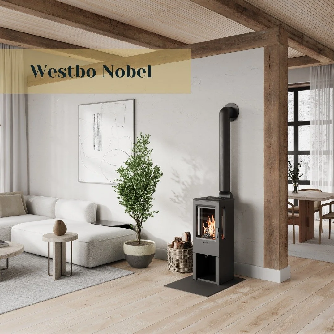 Where Minimalism Meets Fire! 🌿🔥
​Looking for style and warmth? The Westbo Nobel is Scandinavian design at its finest:
​3-Sided Glass &ndash; Enjoy the flames from every angle.
​Hot Plate &ndash; Perfect for keeping your tea warm. 🫖
​Flexible Insta